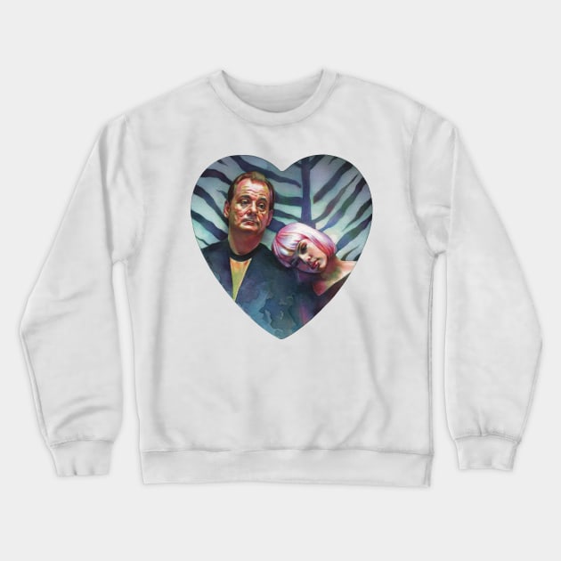 Lost In Translation Crewneck Sweatshirt by Illusoryart